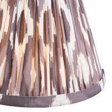 Load image into Gallery viewer, 16 cm Ikat Pleated Candle Clip Shade
