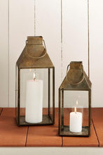 Load image into Gallery viewer, Antique brass lantern large