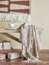 Load image into Gallery viewer, Beige Recycled Cotton Gabriela Throw