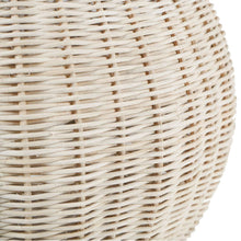Load image into Gallery viewer, Natural Rattan Lamp with Drum Shade