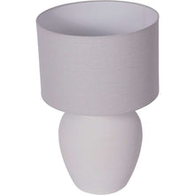 Load image into Gallery viewer, White Ceramic Lamp Base with Shade