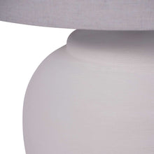 Load image into Gallery viewer, White Ceramic Lamp Base with Shade
