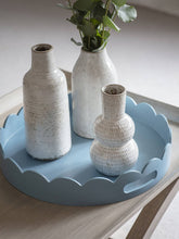 Load image into Gallery viewer, Large White Lowick Stoneware Vase