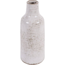 Load image into Gallery viewer, Large White Lowick Stoneware Vase
