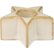 Load image into Gallery viewer, Ceramic star candle holder