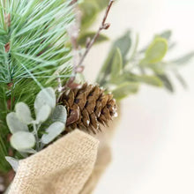 Load image into Gallery viewer, Small Foliage & Fir cone Tree