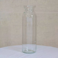 Load image into Gallery viewer, Tall Glass Flared Neck Vase