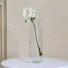Load image into Gallery viewer, Tall Glass Flared Neck Vase