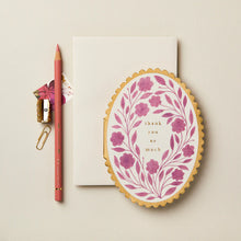 Load image into Gallery viewer, Violet Flora Thank you Card