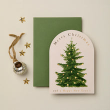 Load image into Gallery viewer, Christmas Tree Merry Christmas Card