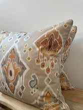 Load image into Gallery viewer, Terracotta Ikat Cushion