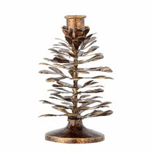 Load image into Gallery viewer, Metal Pine Cone Candle holder