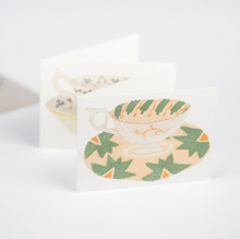 Load image into Gallery viewer, Tea Cups and Saucers Card
