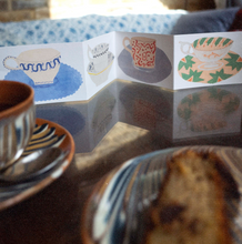 Load image into Gallery viewer, Tea Cups and Saucers Card