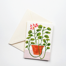 Load image into Gallery viewer, Scented Geranium Card
