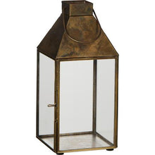 Load image into Gallery viewer, Antique brass lantern large
