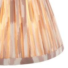 Load image into Gallery viewer, 16 cm Ikat Pleated Candle Clip Shade
