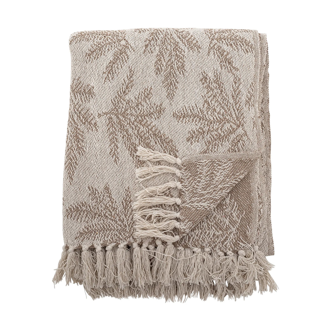 Beige Recycled Cotton Gabriela Throw