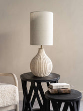 Load image into Gallery viewer, Natural Rattan Lamp with Drum Shade
