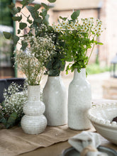 Load image into Gallery viewer, Small White Lowick Stoneware Vase
