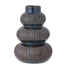 Load image into Gallery viewer, Myrtle blue stoneware vase
