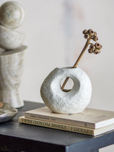 Load image into Gallery viewer, Caia white stoneware vase
