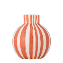 Load image into Gallery viewer, Fian orange ceramic vase
