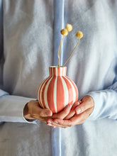 Load image into Gallery viewer, Fian orange ceramic vase

