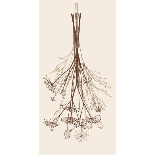 Pack 16 dried autumn bouquet napkins