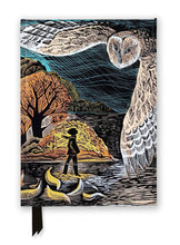Load image into Gallery viewer, Angela Harding October Owl Foiled Ruled Journal
