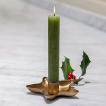 Load image into Gallery viewer, Star candle holder antique gold
