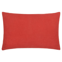 Load image into Gallery viewer, Red Velvet Embroidered Cushion
