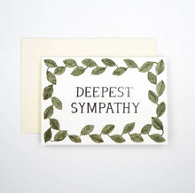 Load image into Gallery viewer, Deepest Sympathy Foiled Card

