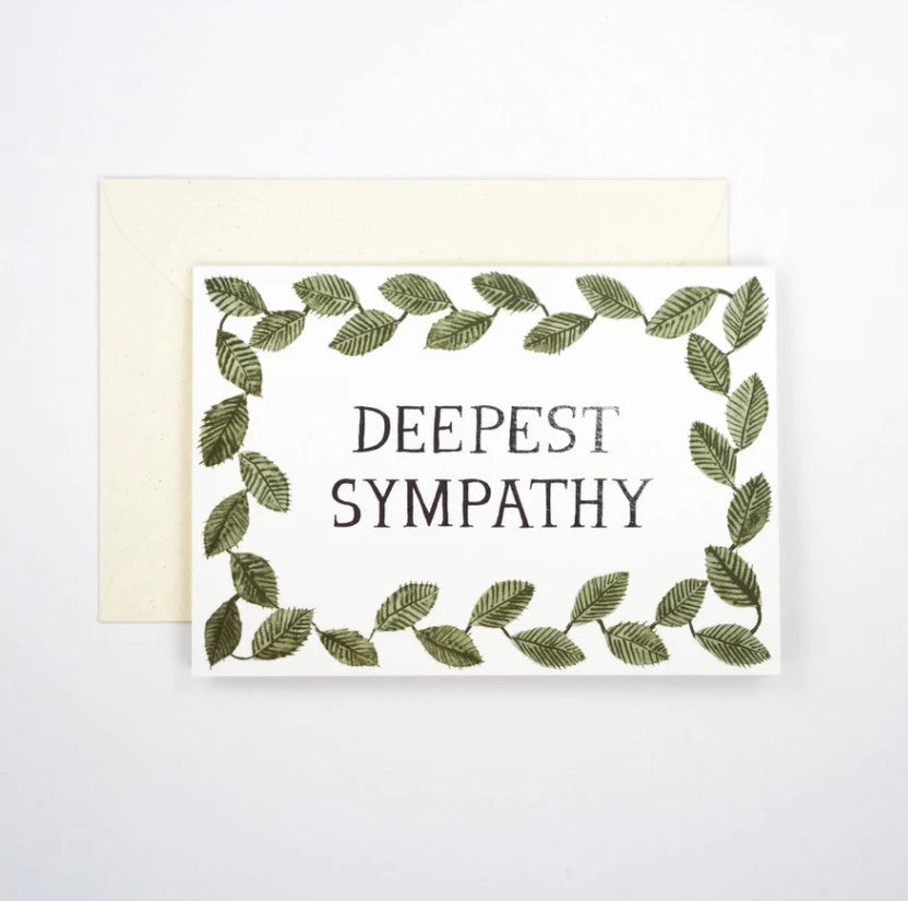 Deepest Sympathy Foiled Card