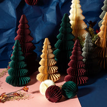 Load image into Gallery viewer, Small Honeycomb Paper Tree Decoration

