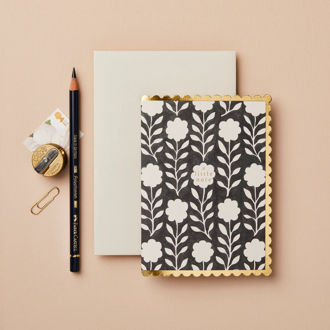 Ink Flora Little Note Card – Janet Church Interiors