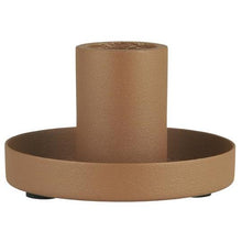 Load image into Gallery viewer, burnt orange candle holder
