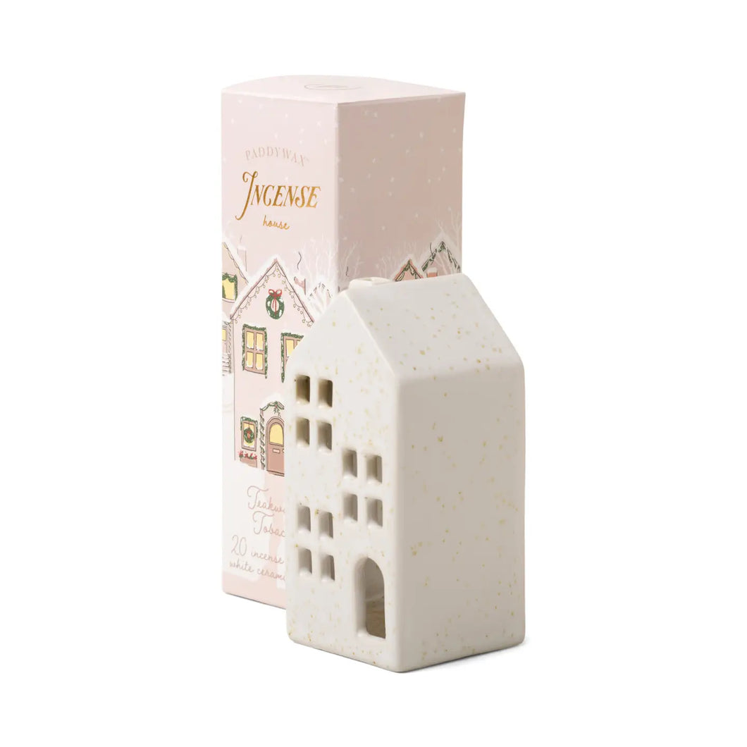 Paddywax Teakwood & Tobacco Incense House