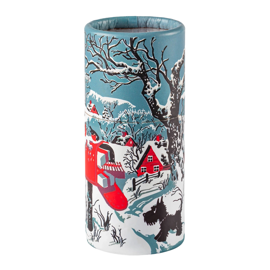 Snowy Letter Box Cylinder Matches