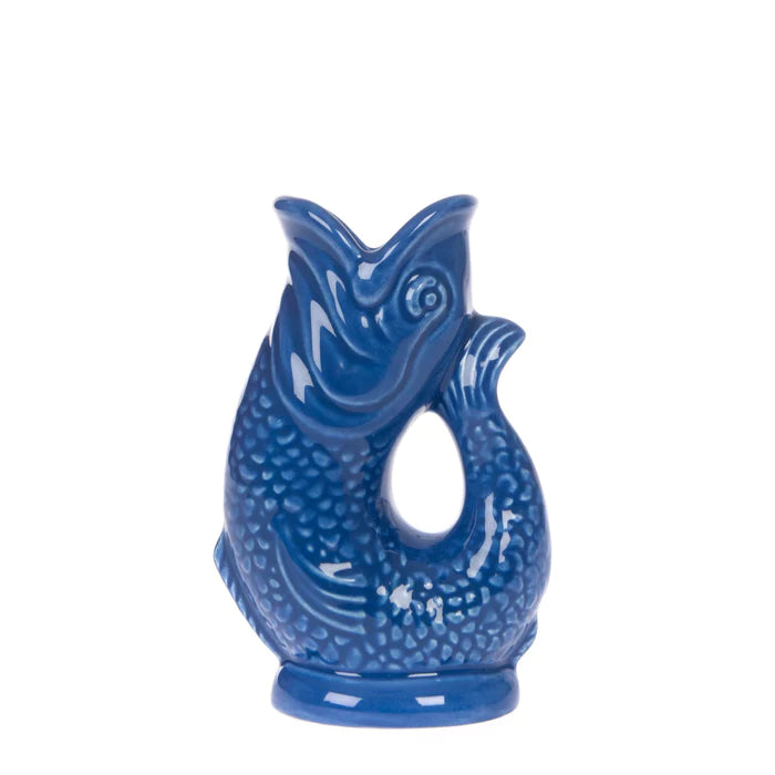 Miniature Azure Blue Glug Jug