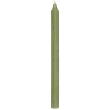 Load image into Gallery viewer, moss green rustic candle
