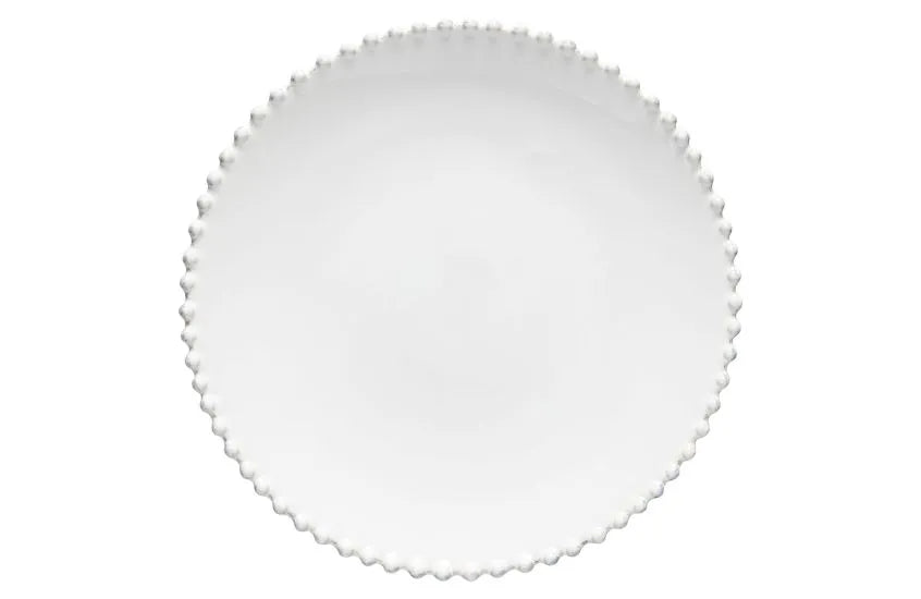 Pearl White Dinner Plate