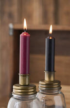 Load image into Gallery viewer, Set of 6 Short Rustic Candles
