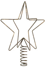 Load image into Gallery viewer, Antique Brass Star Tree Topper
