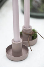Load image into Gallery viewer, Small Dusty Pink Candle Holder
