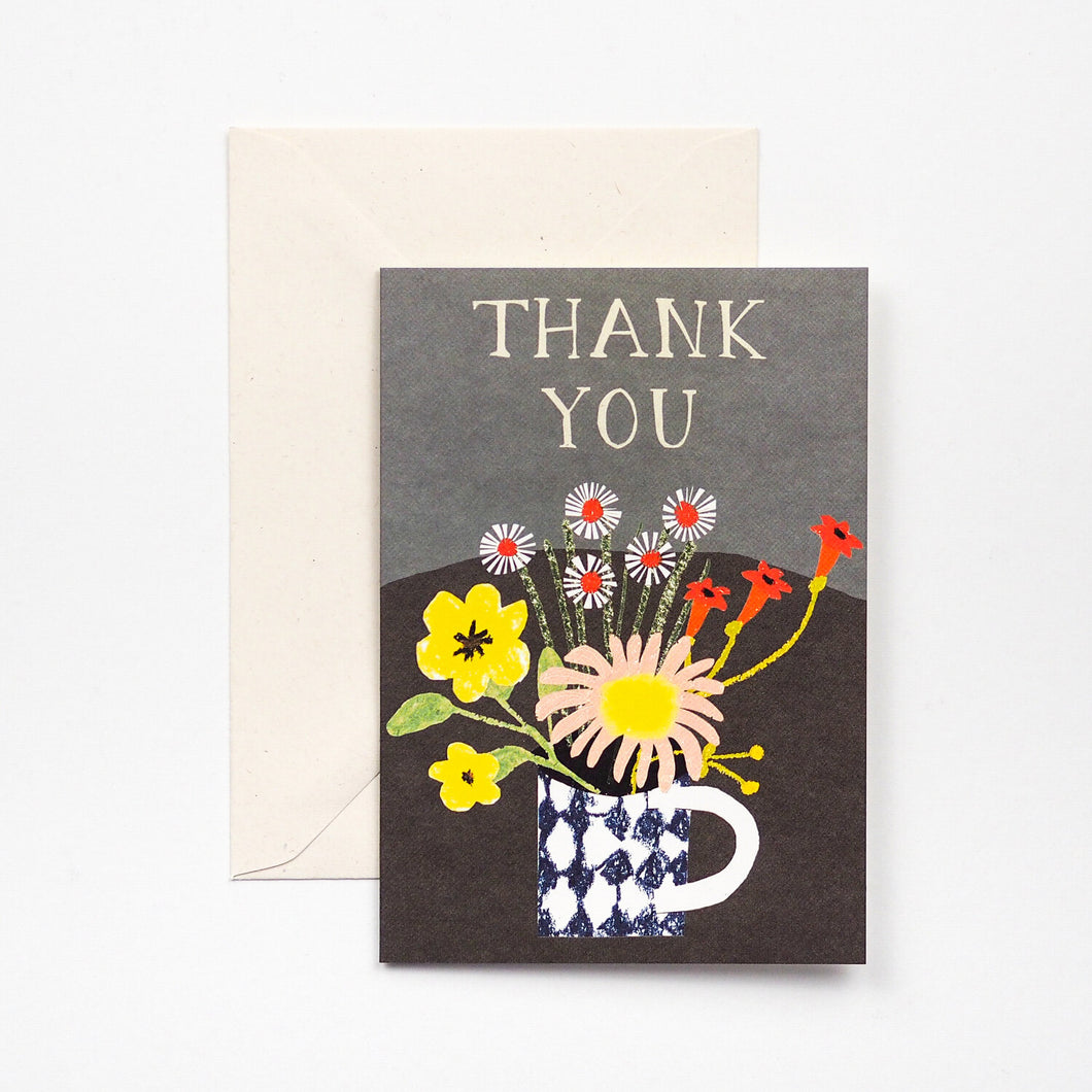Floral Thank you Card