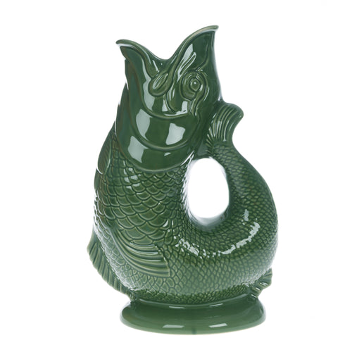 XL Woodland Green Gluggle Jug