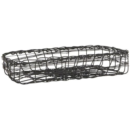 black wire napkin holder