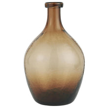 Load image into Gallery viewer, brown glass balloon vase
