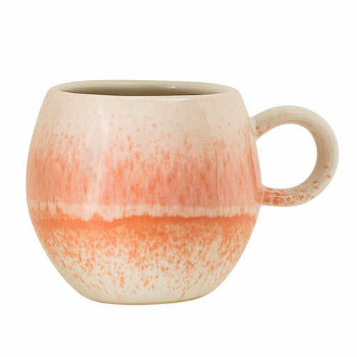 bloomingville coral ceramic mug